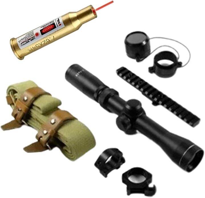 Mosin Nagant 27x32 Long Eye Scope + Scout Rail Mount for Mosin Nagant