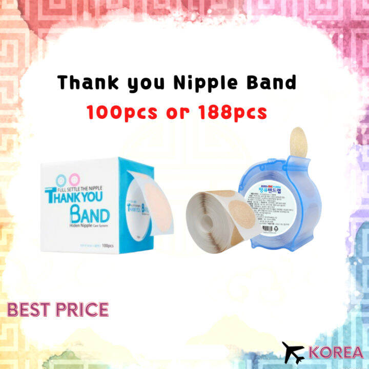 Thank you Nipple Sticker 100pcs & 188pcs / 35mm /Nipple sticker