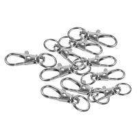 10pcs Metal Clasp Swivel Trigger Clips Snap Hooks Key Ring Bags DIY Craft