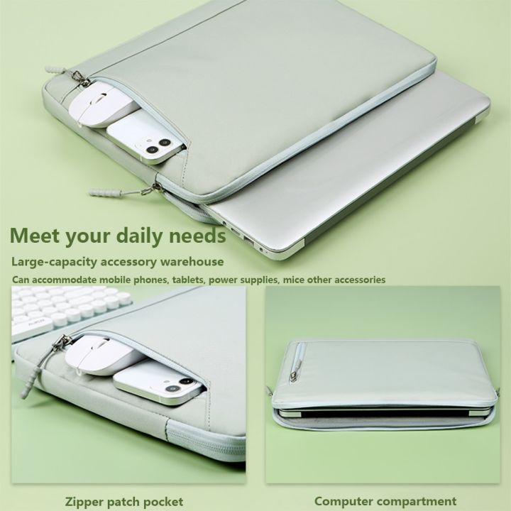 กระเป๋าแล็ปท็อปสไตล์วินเทจธุรกิจสำหรับ-macbook-air-pro-13-15-13-3-14นิ้วใหม่เคสคอมพิวเตอร์แฟชั่นเรียบง่าย