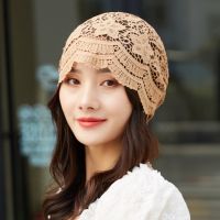 [Hana Clothing Store] ใหม่หมวกลำลองฤดูใบไม้ผลิฤดูใบไม้ร่วงผู้หญิงหมวก Bonnet ถักหมวกหญิง Windproof หมวกเกาหลีสุภาพสตรีผ้าฝ้าย Beanies