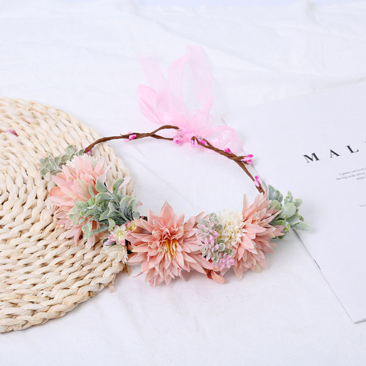 beach-wreath-hair-hoop-simulated-flower-headband-tourism-wreath-hair-hoop-dress-accessories-wreath-headwear-bride-jewelry-wreath-hairband
