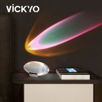 VICKYO Eye of The Sky Crystal Decorative Table Lamp Italian Angel Tears Sunset Projection Lamp Atmosphere Light Night Lights Night Lights