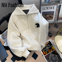 NH Fashion เสื้อฮู้ด เสื้อแขนยาวอบอุ่น หลวมและสบาย ทันสมัย ชิค สบาย น่ารัก A98J092 42Z231021