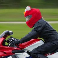 ❃ Motorcycle Helmet Protection Head Cover Fashion Cartoon Plush Full Helmet Horror Monsters Decor Helmet Cover Helmet Accessories