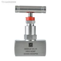 ▤ 1/4 3/8 1/2 BSP NPT Female High Pressure Stainless Steel 304 Shut Off Needle Globe Valve J13-320P Crane Flow Control