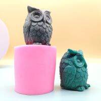 3D Owl Small Animal Modeling Form for Candles Body Candle Molds for Candle Making Supplies Silicon Molds Silicone Crafts Mold