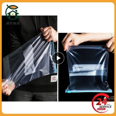1~10PCS Strong Tensile Strength Food Bag Vacuum Bag 3 Dimensions Bottom Widening Ldpe Zipper Bag Home Food Storage Dispensers
