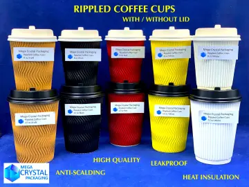 50 Pack] Disposable Coffee Cups with Lids - 12 oz Kraft Brown Double Wall  Insulated Coffee Cups with Black Dome Lid - Kraft Reusable Coffee Cups with  Lids - To Go Chocolate