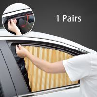 hot【DT】 1Pairs Car Curtains Magnetic Installation Side Window Sunshade Windshield UV Protection Curtain