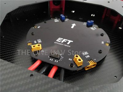 EFT Large Current Power Distribution Board PDB Board 12S 480A For Agricultural Drone