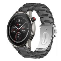 22mm 20mm pasek dla Amazfit GTR 4 3 2 akcesoria do inteligentnego zegarka jasne żywiczne bransoletki dla Amazfit GTS 4 Mini GTS 3 2 2e opaska na rękę