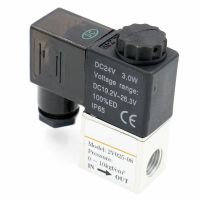 LJLJ-2v025-08 2port 2pos 1/4quot; Electrical Hex Pneumatic Control Air Solenoid Valve Coil 12v 24v 110v 220v 50hz 6va