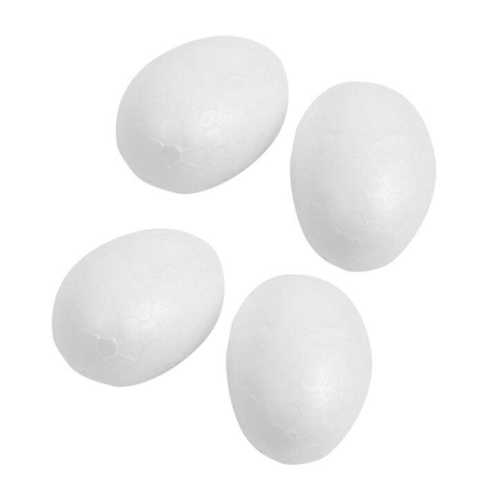 40 Styrofoam Eggs 6 cm White Easter Egg Decorative Egg for Painting or