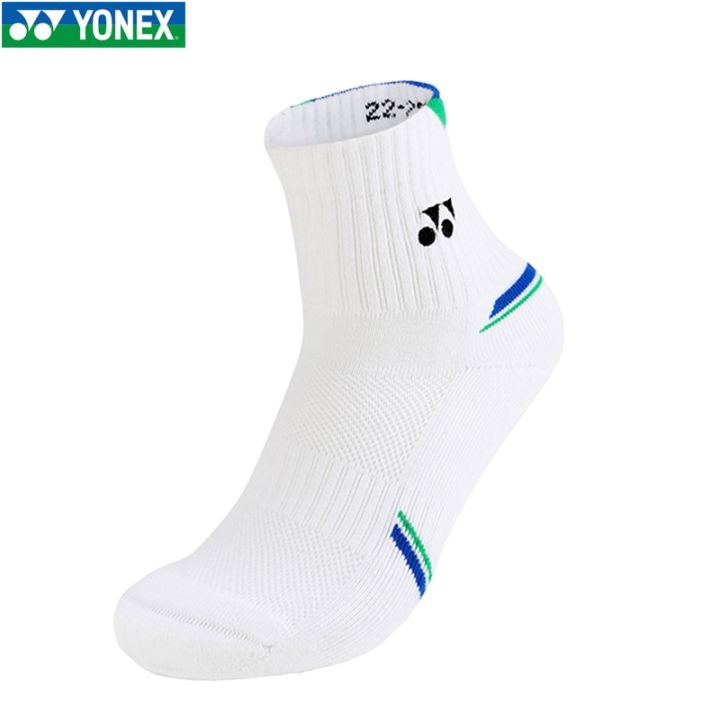 yonex-yonex-ถุงเท้ากีฬาสำหรับทั้งหญิงและชายถุงเท้าเล่นแบดมินตันผ้าขนหนูเช็ดมือแบบหนา145092bcr-ถุงเท้า