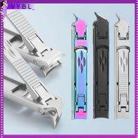 VYBL พกพาสะดวก ใบมีด beveled คันโยกกว้าง กรรไกรตัดเล็บเท้า เครื่องตัดเล็บหัวคู่ ที่ตัดเล็บ ก้ามโค้ง