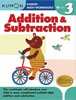 Kumon, Addition &amp; Subtraction : Grade 3 (Kumon Math Workbooks) (Workbook) สั่งเลย!! หนังสือภาษาอังกฤษมือ1 (New)