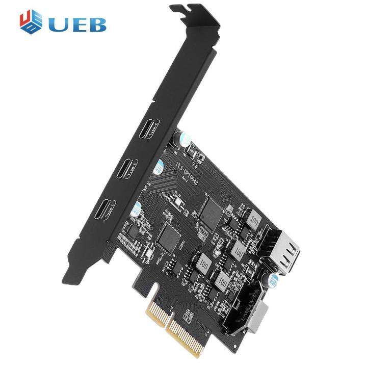 pci-e-ไปยัง-usb-3-2ตัวควบคุมฮับการ์ด20gbps-pci-e-ถึง-usb-3-2ตัวควบคุมฮับตัวแยกสำหรับ-mac-os-linux-windows7-8-10