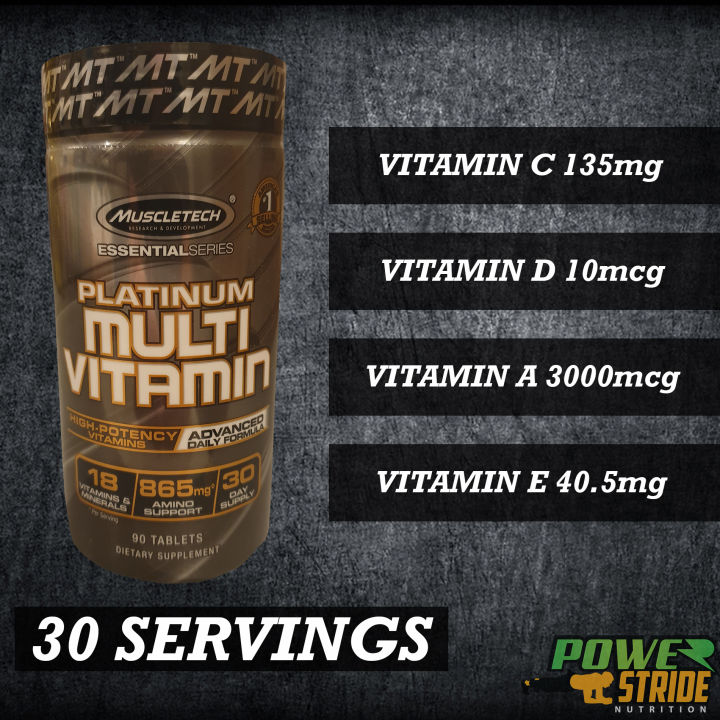 Muscletech Platinum Multivitamin 90 Tablets | Lazada PH