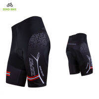 ZERO BIKE Hot Sale Mens Quick Dry Cycling Shorts Mountain Bike Bicycle 3D GEL Padded Tight shorts Black M-XXL