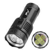 Powerful LED Diving Flashlight Super Bright Professional Underwater Torch IPX8 Waterproof rating Lamp Using 4X18650 Battery Diving Flashlights