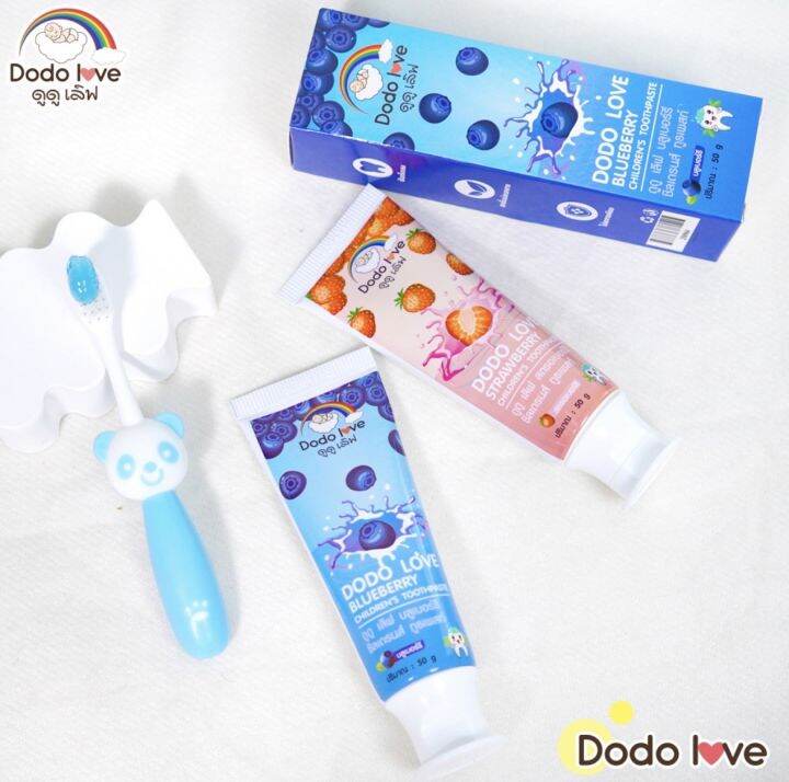 dodolove-ยาสีฟัน-สำหรับเด็ก-ชนิดเจลออร์แกนิค-มีฟลูออไรด์-1000-ppm