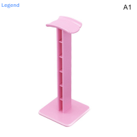 ?【Lowest price】Legend หูฟัง Stand Holder Rack สีชมพูน่ารักสำหรับชุดหูฟังสำหรับเล่นเกมขาตั้งบลูทูธไม่ใช่ชุดหูฟัง