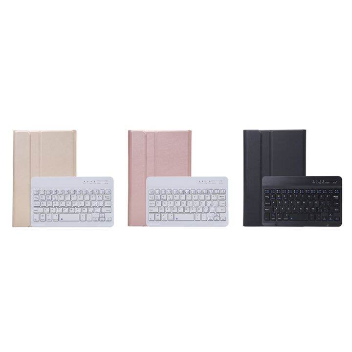 pu-case-keyboard-for-samsung-tab-a7-lite-8-7-inch-t220-t225-tablet-flip-case-tablet-stand-with-wireless-keyboard