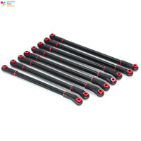 LT【ready stock】8PCS METAL Upper Lower Linkage Link with Plastic Rod End Set for AXIAL SCX10 II 90046 90047 90060 90059ของเล่นเด็ก  ชาย1【cod】