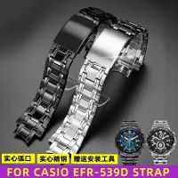 316 สแตนเลสสตีลสายนาฬิกาสำหรับ Casio EDIFICE EFR-539 5345 สายรัดข้อมือผู้ชาย Matte โลหะสร้อยข้อมือ