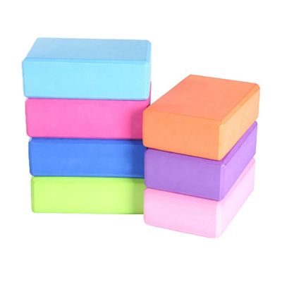 23cmx15cm Non Slip Yoga Pilate Block EVA Foam Brick Body Stretching Fitness Exercise Tool Pilates EVA Yoga Bricks Cork