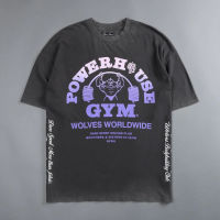 Darc Wolves เสื้อกีฬาขนาดใหญ่พิมพ์คุณภาพสูง Us ขนาด100 Cotton Gym Men เสื้อผ้าแขนสั้น Top Tees Darcs เสื้อยืด