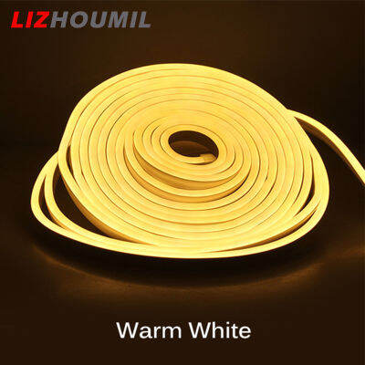 LIZHOUMIL แถบไฟนีออนไฟ Led,แถบไฟนีออนซิลิโคนยืดหยุ่นได้ยาว5เมตร2835แรงดันต่ำ12โวลต์กันน้ำตกแต่งโฆษณากลางแจ้ง