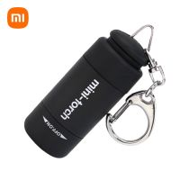 Xiaomi Mini Torch USB Rechargeable LED Torch Night Flashlight Keychain Light LED Flashlight Lamp Waterproof Camping Pocket Torch Rechargeable  Flashli