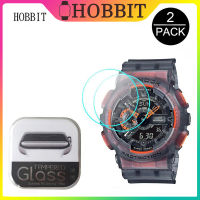 กระจกนิรภัยสำหรับ Casio G-SHOCK GA-110LS GA-110JOP,นาฬิกาอัจฉริยะ HD 2.5D 9H กันรอยขีดข่วนป้องกันหน้าจอกระจกติดตั้งง่ายจำนวน2ชิ้น