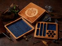 DND Dice Box (Product does not include dice) | Dice Vault | Blue Scale | Dungeons and Dragons Dice | DnD Dice Set | D&amp;D Dice