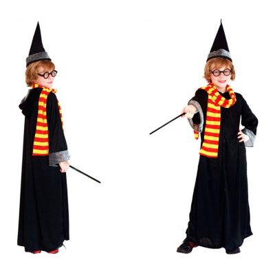[COD] Childrens Magician Up Costume Boy Harry Day Robe School Uniform