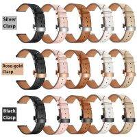 20mm Leather Band for Garmin Vivoactive 3/Venu/SQ/2 Plus Strap for Samsung Galaxy Watch 6 5 4 Classic 43mm 47mm 40mm 44mm Belt Shoes Accessories