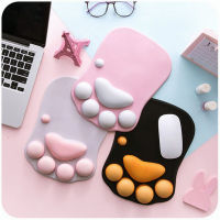 แผ่นรองข้อมือ Mouse pad แผ่นรองเมาส์อุ้งเท้าแมว ที่รองข้อมือ น่ารัก ขนาด 20x27 cm ที่รองข้อมือ