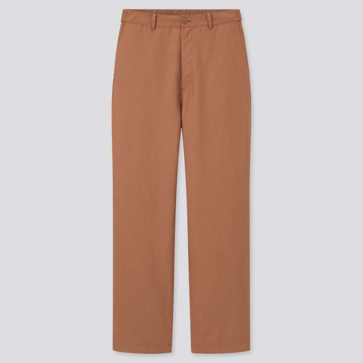 Uniqlo Women Linen Blend Relaxed Straight Pants Womens Fashion Bottoms  Other Bottoms on Carousell