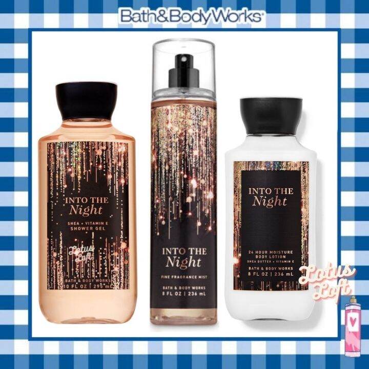 Into The Night Bath Body Works BBW Body Lotion/EDP Lazada