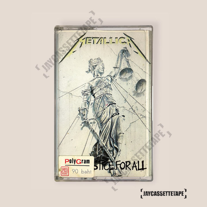 metallica-อัลบั้ม-and-justice-for-all-original-เทปเพลง-เทปคาสเซ็ต-เทปคาสเซ็ท-cassette-tape-เทปเพลงสากล