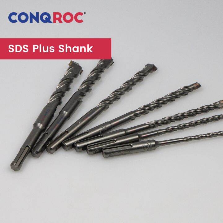 masonry-drill-bits-set-sds-plus-shank-carbide-flat-tip-length-160mm-7-size-diameter-5mm-6mm-8mm-10mm-12mm-14mm-16mm