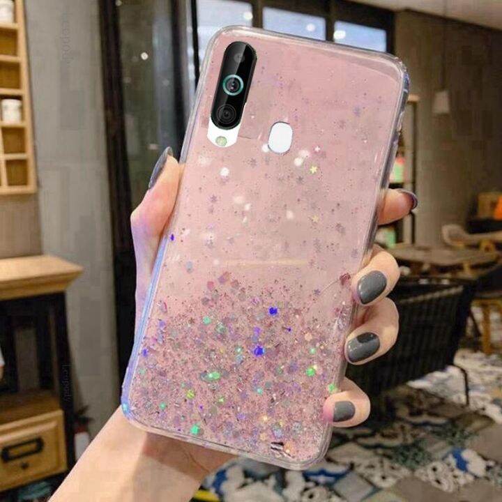 เคสโทรศัพท์กากเพชรส่องแสงเป็นประกายวิบวับแฟชั่นที่สร้างสรรค์สำหรับ-samsung-galaxy-m40-m-40-m405f-m405f-ds-เคสนิ่มซิลิโคน-m405g-สำหรับ-samsungm40ฝาหลัง