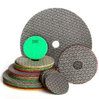 Diamond Hand Polishing Pads Electroplated Sanding Pads Grinding Disc For Glass Granite Marble Concrete