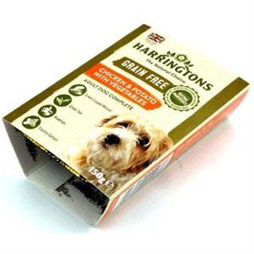 Harringtons grain free outlet wet dog food 150g