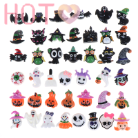 Hot? 10pcs MIX DIY Halloween Series เรซิ่นเสน่ห์ flatback Ghost ฟักทองสะสม