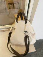 ┇❦ Foreign trade large-capacity simple canvas bag elegant and generous thickened cotton tote bag student leisure portable storage bag