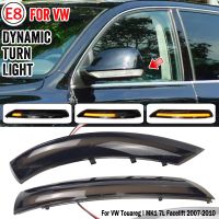 Para vw volkswagen touareg mk1 1st 7l facelift modelo 2007 2008 2009 2010 dinâmico espelho retrovisor led luz indicadora sequencial