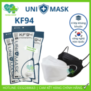 Set 100 Cái Khẩu Trang KF94 UNIMASK 4D Hàn Quốc, 4 Lớp Chính Hãng